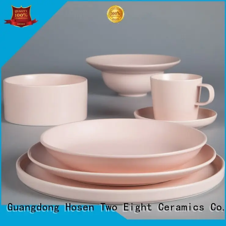 pink french porcelain dinnerware customized for home 1