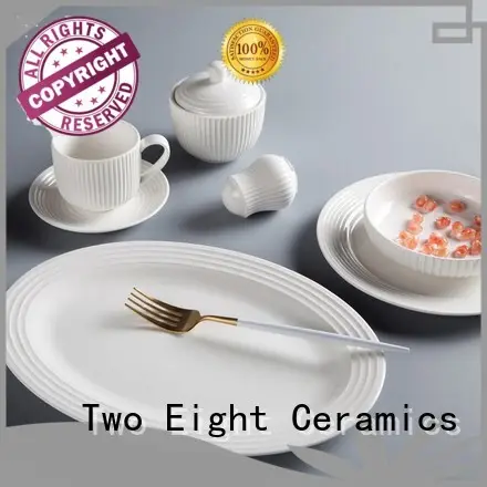 German style off white porcelain dinnerware stock for home Two Eight 1
