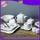 smooth small white porcelain plates from China for home 1