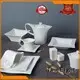 white porcelain dinnerware rim for bistro Two Eight 1