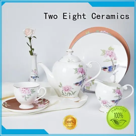 Two Eight Italian restaurant crockery personalized for dinner 1