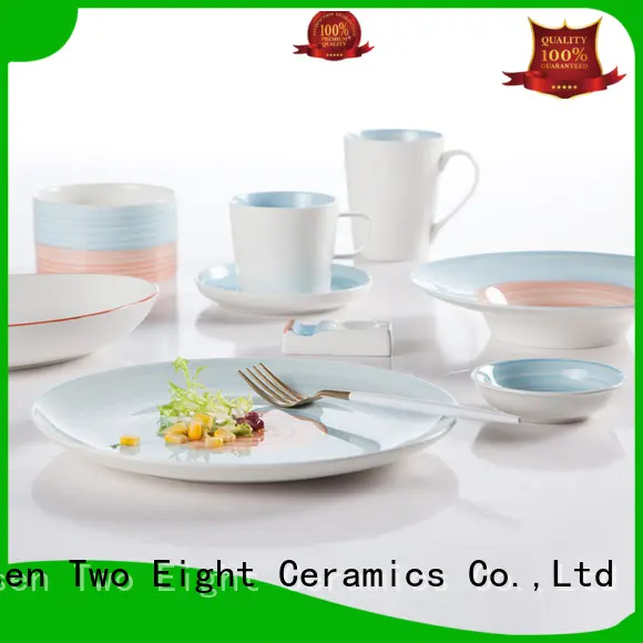 Two Eight durable french porcelain dinnerware sets from China for home 1