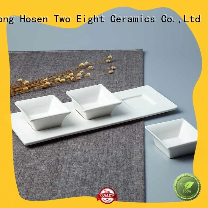 Two Eight Chinese white bone china factory for dinner 1