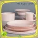 Two Eight smooth grey porcelain dinnerware German style for hotel 1