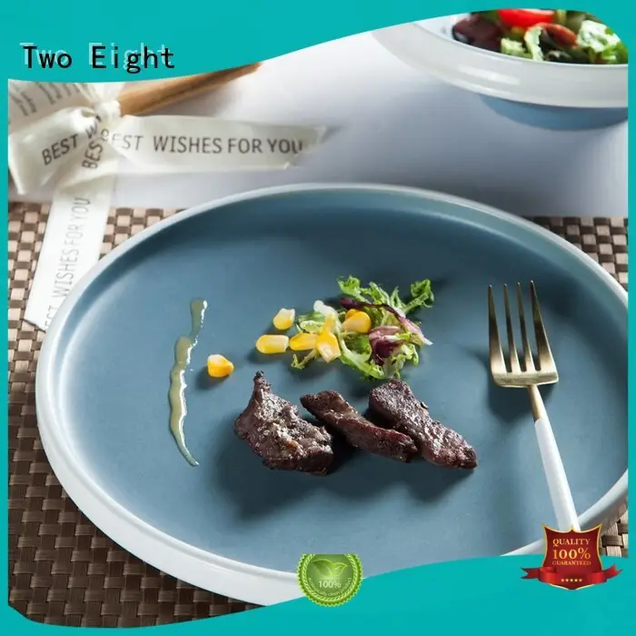brown cheap porcelain dinner plates directly sale for home Two Eight 1