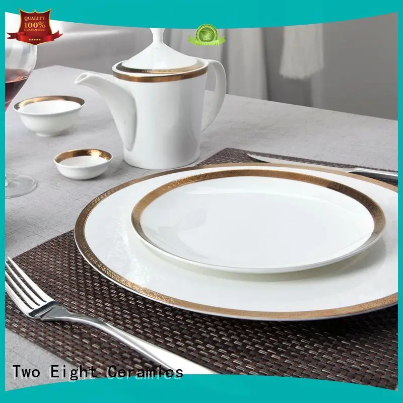 Two Eight royalty finest porcelain dinnerware wholesale for restaurant 1