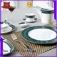 Two Eight elegant restaurant china dinnerware personalized for bistro 1