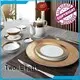 Two Eight elegant fine porcelain plates wholesale for kitchen 1