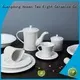 Two Eight royalty white dinner plates customized for bistro 1