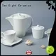 Two Eight irregular modern white porcelain dinnerware bulk for dinner 1