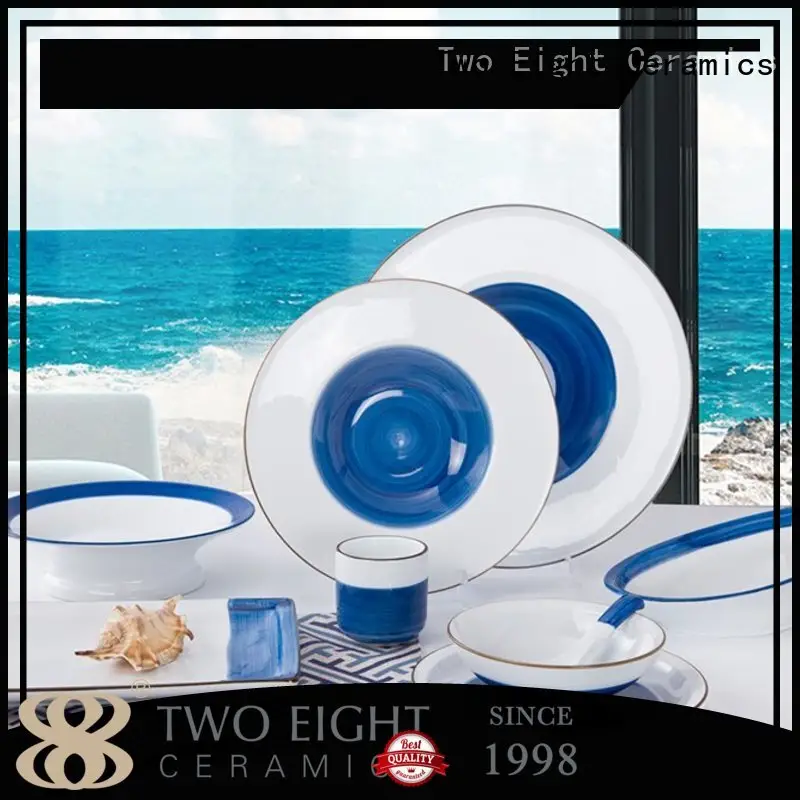 Two Eight square restaurant dinner plates cheap fresh for restaurant 1