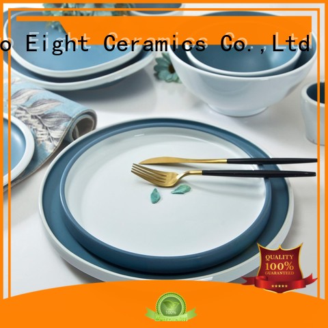 Two Eight navy restaurant dinner plates manufacturer for bistro 1