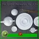 Two Eight casual white porcelain dish set Italian style for dinner 1
