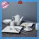 Two Eight royal plain white dinner set sample for dinner 1