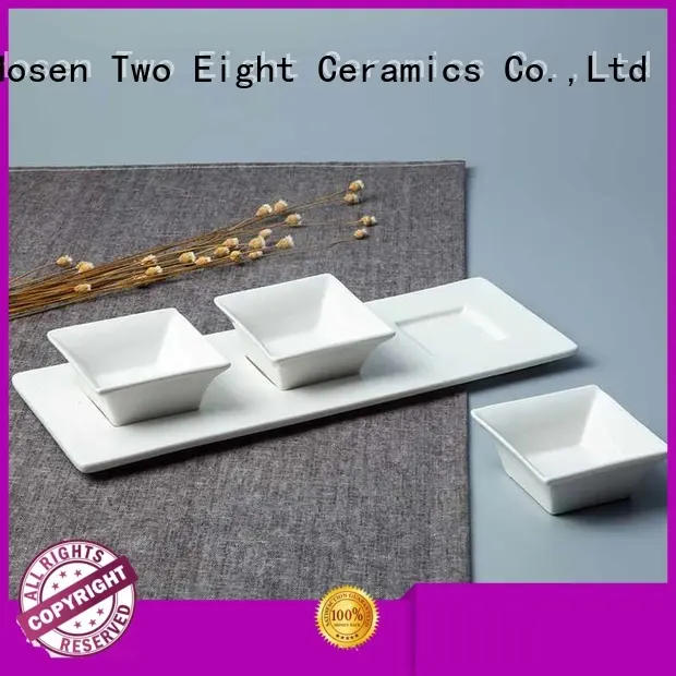 Two Eight round bone china dinnerware factory for dinning room 1
