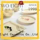 Two Eight modern porcelain tea cups and saucers from China for hotel 1