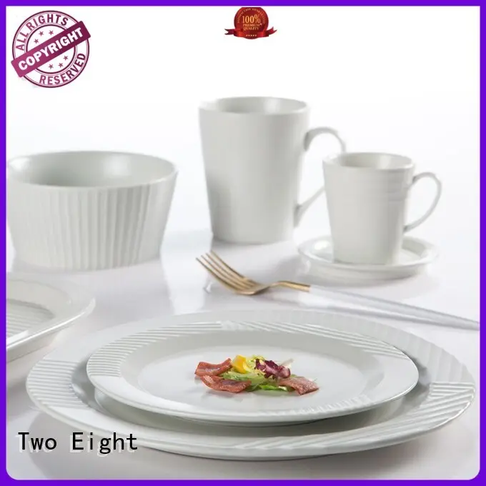 Two Eight colored custom restaurant dinnerware manufacturer for kitchen 1