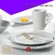 Two Eight durable microwave safe porcelain dinnerware black for hotel 1