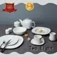 Two Eight Italian style custom restaurant plates from China for restaurant 1