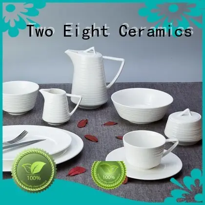 ivory unbreakable restaurant plates Italian style customized for bistro 1