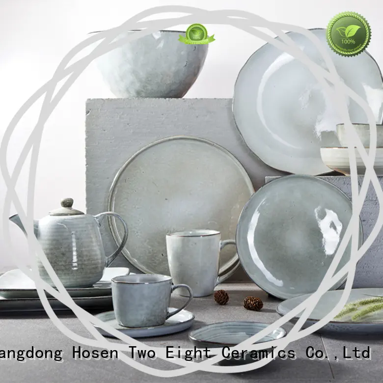 Two Eight vintage porcelain dinnerware set manufacturer for kitchen 1