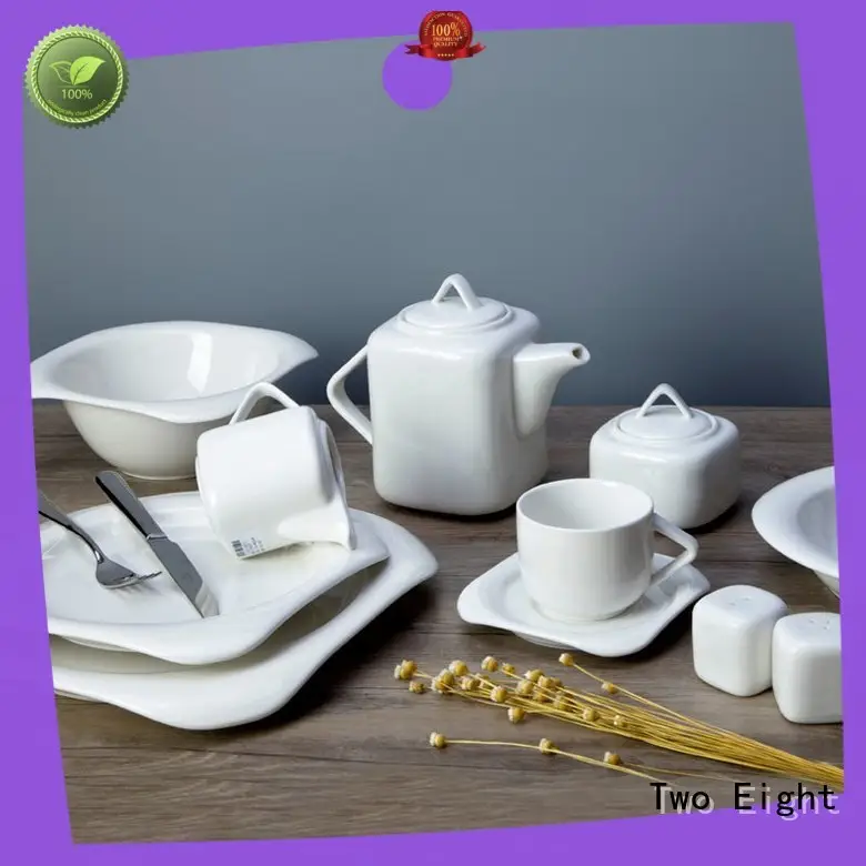 square contemporary porcelain dinnerware sample customized for kitchen 1