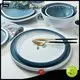 modern restaurant plates and cutlery green from China for restaurant 1