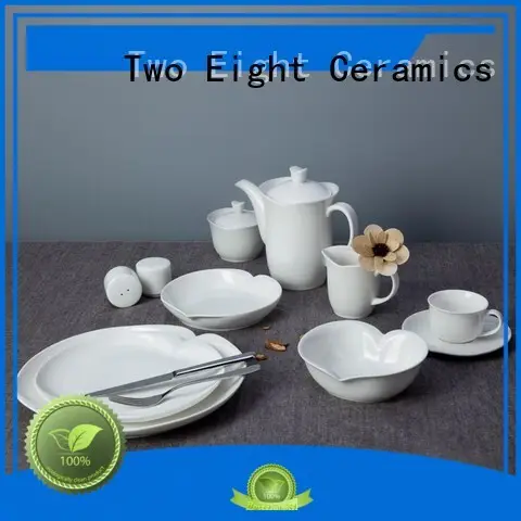 square modern bone china dinnerware rim from China for dinning room 1
