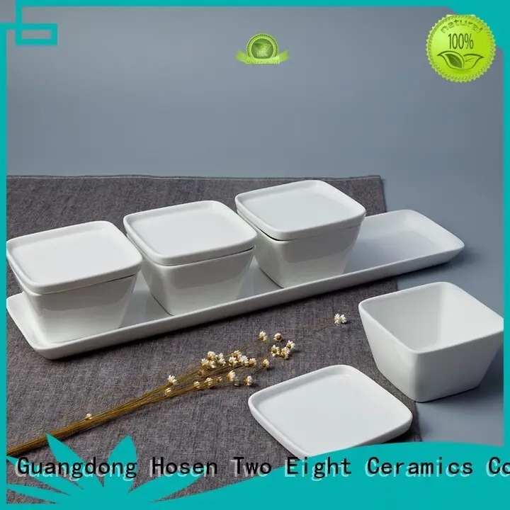 Two Eight decal cheap restaurant crockery design for bistro 1