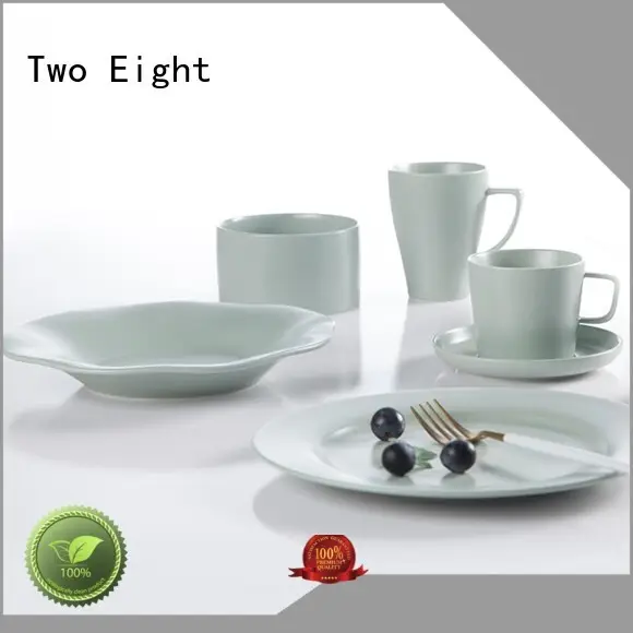 Two Eight black restaurant tableware supplies customized for dinning room 1