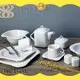 Two Eight German style restaurant white dinnerware series for home 1