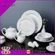 Two Eight round white dinner sets customized for kitchen 1