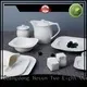 Two Eight Italian style restaurant dinnerware sets customized for hotel 1