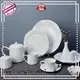 Two Eight rim cheap white dinnerware customized for dinning room 1