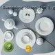 Two Eight bulk white porcelain platter customized for dinner 1