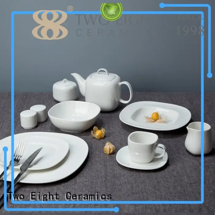 Two Eight elegant restaurant china dinnerware series for restaurant 1