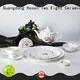Two Eight embossed fine porcelain dishes factory price for hotel 1