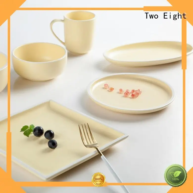 Two Eight white restaurant supply dinnerware directly sale for kitchen 1