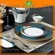 Two Eight golden fine porcelain dishes factory price for teahouse 1