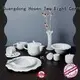 Two Eight German style commercial restaurant plates customized for bistro 1
