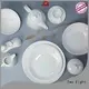glaze high quality porcelain dinnerware Italian style from China for hotel 1