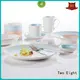 colorful ceramic dinnerware sets white series for kitchen 1