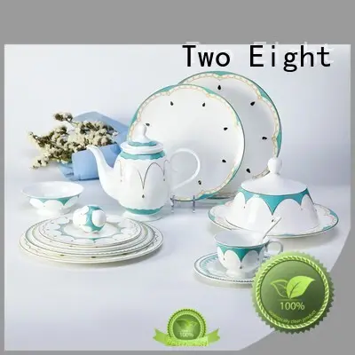 Two Eight fashion fine bone china england supplier for restaurant 1