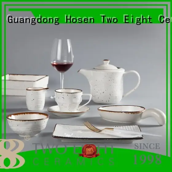 Two Eight vintage restaurant china dinnerware from China for kitchen 1