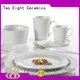 Two Eight colorful french porcelain dinnerware sets directly sale for hotel 1