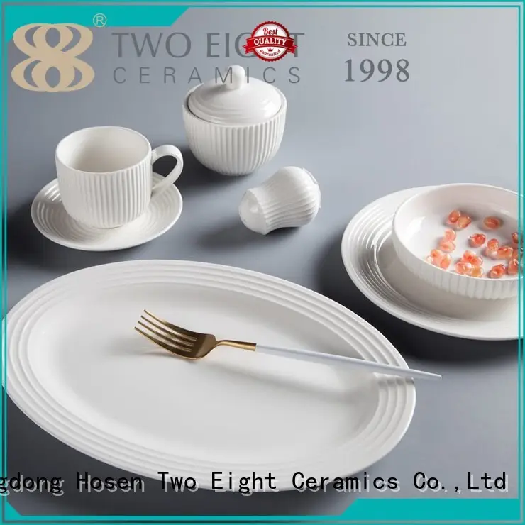 Two Eight Italian style discount restaurant dinnerware from China for bistro 1