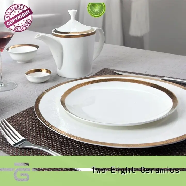 elegant fine porcelain dishes silver wholesale for hotel 1