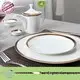 elegant fine porcelain dishes silver wholesale for hotel 1