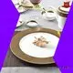 Two Eight embossed restaurant plates wholesale factory price for teahouse 1