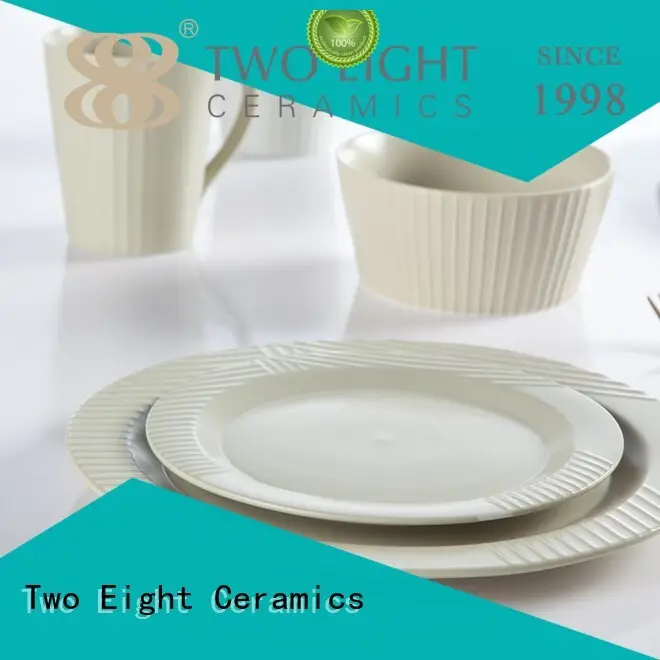 Two Eight tc13 porcelain dish set from China for bistro 1